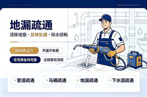 阳春地漏疏通