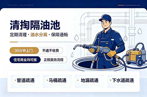 阳春清掏隔油池